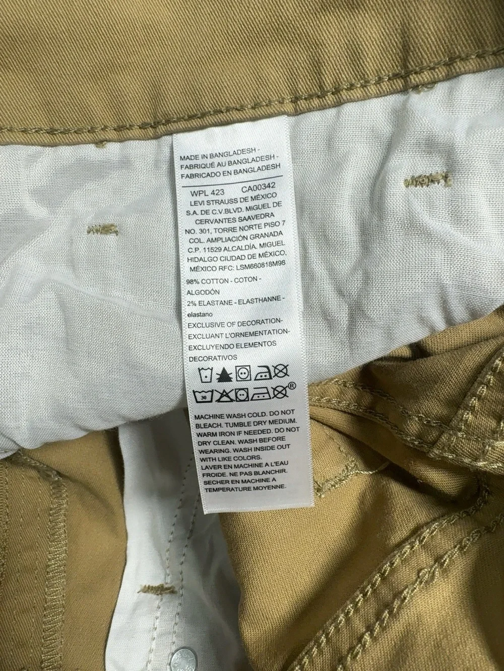 Levi's Khaki Athletic-Fit Pants